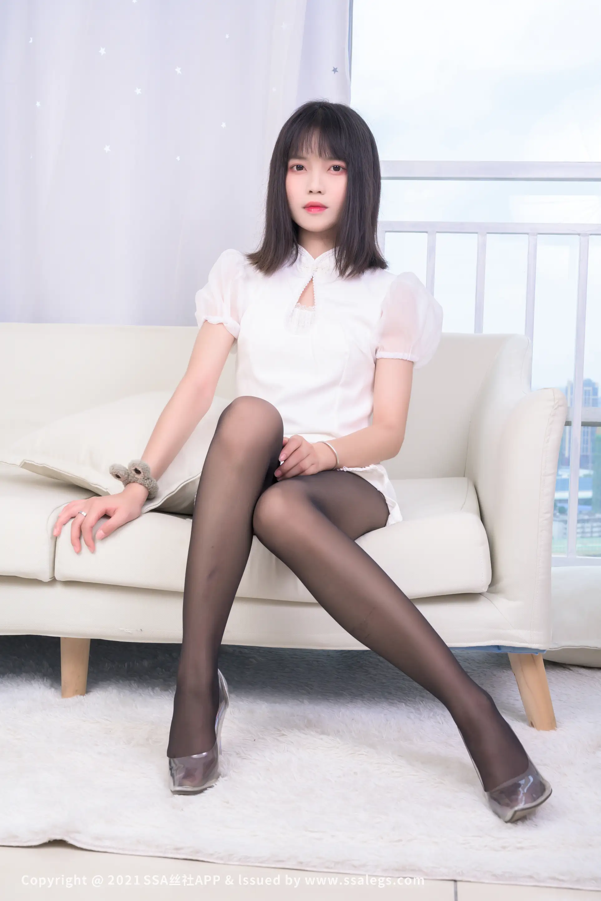 [Mzsock] NO.664 Leg Model Dan Dan's Black Stockings Beautiful Foot (Part 1) silk club#[118P]-20