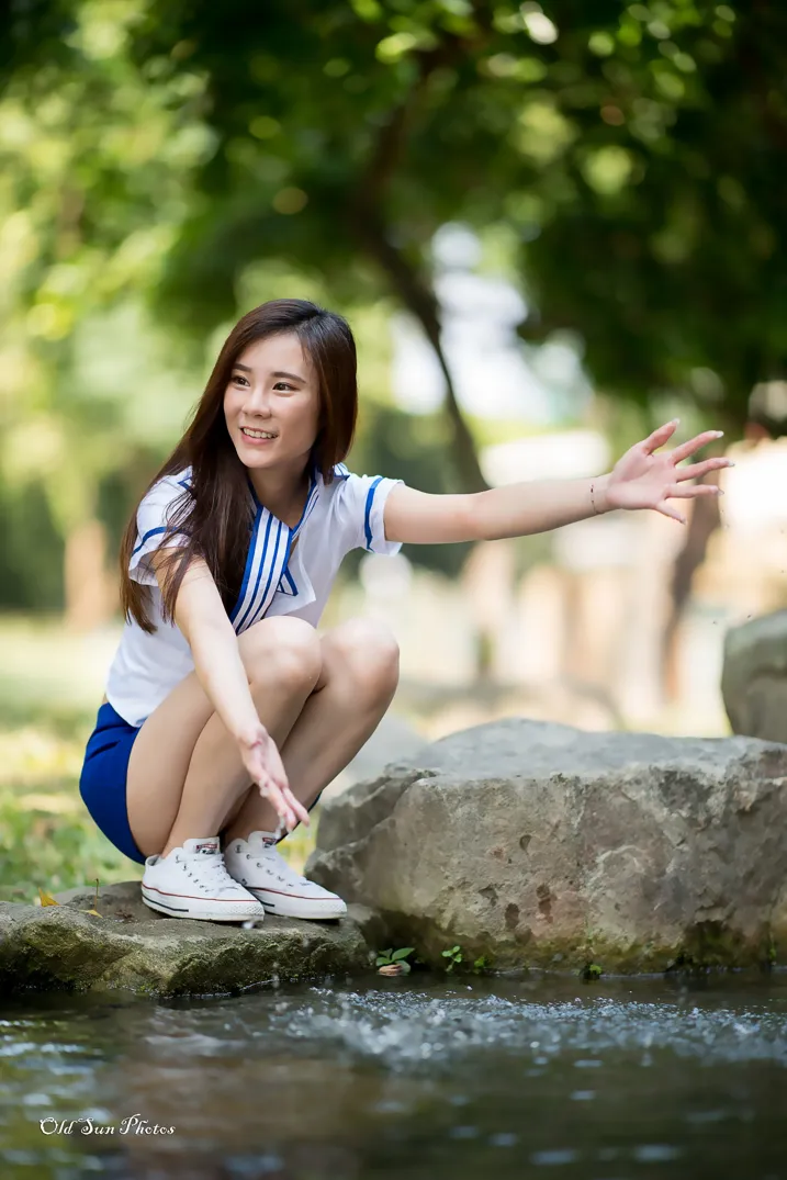 [Mzsock] NO.184 Chen Lixuan stewardess style beautiful legs street photography#[105P]-3