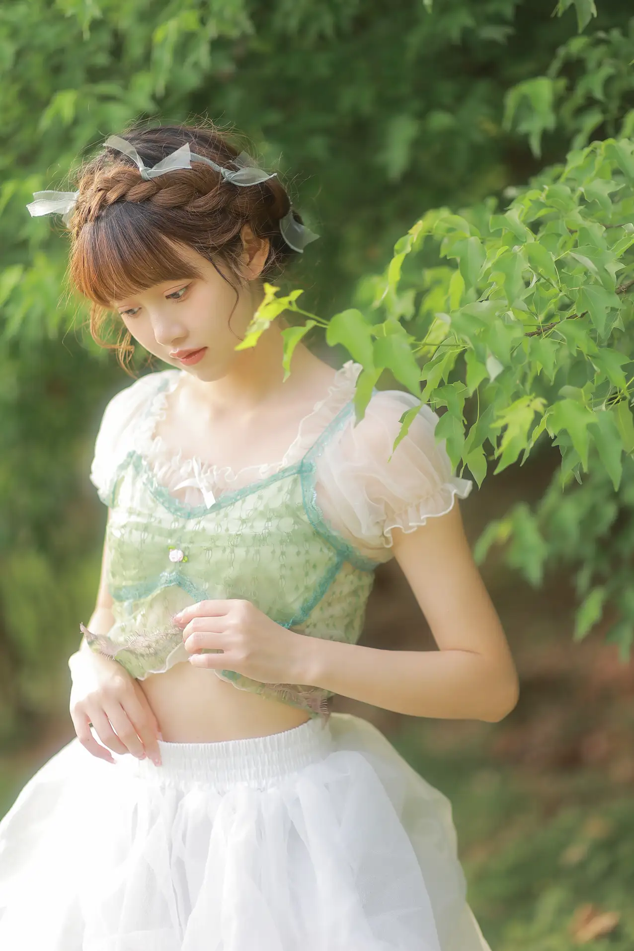 [YITUYU] 2022.09.13 VOL.1943 -To hide the dream into the leaves- goldfishyu#[22P]-7